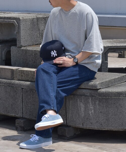 SHIPS any(シップス エニィ)の「SHIPS any: リラックス カットオフ クルーネック ライトスウェット Tシャツ◇(Tシャツ/カットソー・メンズ・ホワイト/グレー/ブルー/グリーン・SMALL/MEDIUM/LARGE)」の11枚目の写真