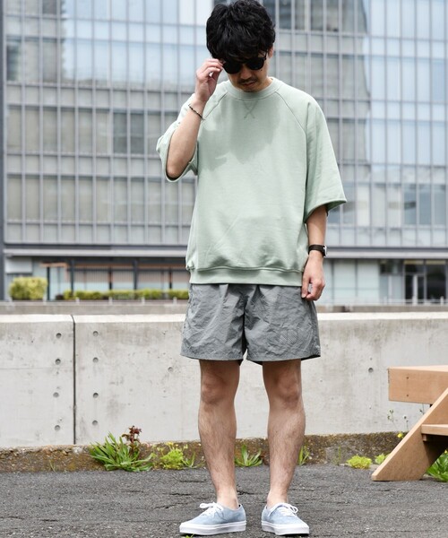 SHIPS any(シップス エニィ)の「SHIPS any: リラックス カットオフ クルーネック ライトスウェット Tシャツ◇(Tシャツ/カットソー・メンズ・ホワイト/グレー/ブルー/グリーン・SMALL/MEDIUM/LARGE)」の17枚目の写真