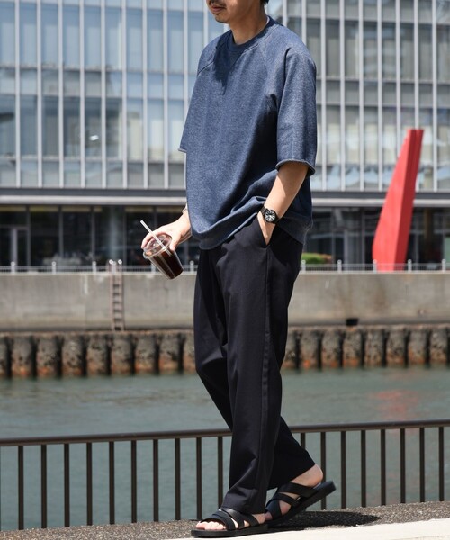 SHIPS any(シップス エニィ)の「SHIPS any: リラックス カットオフ クルーネック ライトスウェット Tシャツ◇(Tシャツ/カットソー・メンズ・ホワイト/グレー/ブルー/グリーン・SMALL/MEDIUM/LARGE)」の20枚目の写真