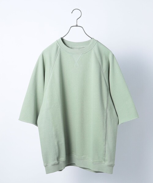 SHIPS any(シップス エニィ)の「SHIPS any: リラックス カットオフ クルーネック ライトスウェット Tシャツ◇(Tシャツ/カットソー・メンズ・ホワイト/グレー/ブルー/グリーン・SMALL/MEDIUM/LARGE)」の22枚目の写真