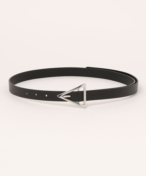 FOREVER 21（フォーエバー トゥエンティーワン）の「三角スリムベルト（ベルト・レディース・オフホワイト/ブラック・FREE）」の2枚目の写真