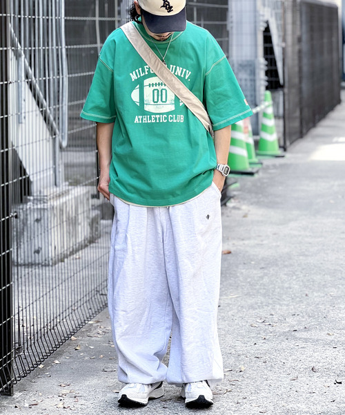 Java(ジャバ)の「《JaVaジャバ 別注》大人ヴィンテージ。プリントアウトステッチリバースウィーブ風Tシャツ(Tシャツ/カットソー・メンズ・ブラック/オフホワイト/グリーン・LARGE/MEDIUM/SMALL/X-LARGE)」の21枚目の写真