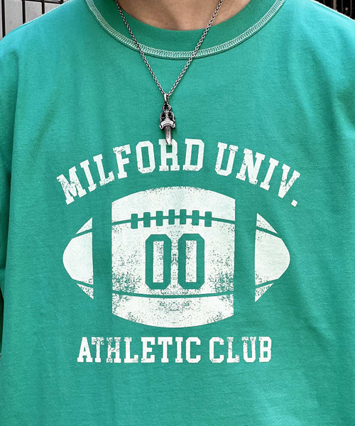 Java(ジャバ)の「《JaVaジャバ 別注》大人ヴィンテージ。プリントアウトステッチリバースウィーブ風Tシャツ(Tシャツ/カットソー・メンズ・ブラック/オフホワイト/グリーン・LARGE/MEDIUM/SMALL/X-LARGE)」の20枚目の写真