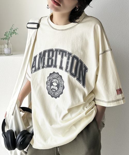 Java(ジャバ)の「《JaVaジャバ 別注》大人ヴィンテージ。プリントアウトステッチリバースウィーブ風Tシャツ(Tシャツ/カットソー・メンズ・ブラック/オフホワイト/グリーン・LARGE/MEDIUM/SMALL/X-LARGE)」の5枚目の写真