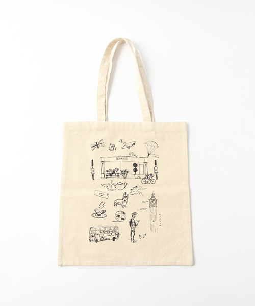 EDIFICE（エディフィス）の「AIRMAIL トートバッグ（トートバッグ・メンズ・アイボリー・FREE）」の6枚目の写真