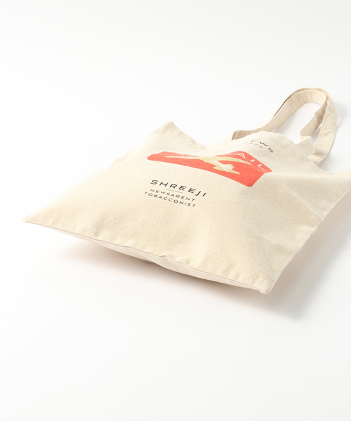 EDIFICE（エディフィス）の「AIRMAIL トートバッグ（トートバッグ・メンズ・アイボリー・FREE）」の4枚目の写真