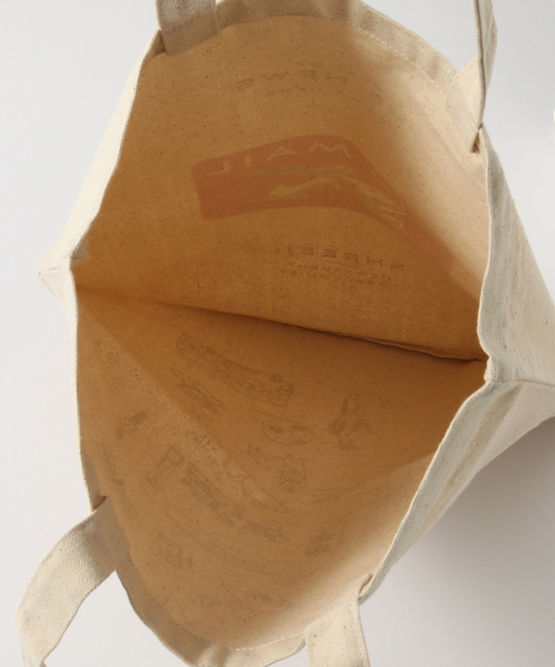 EDIFICE（エディフィス）の「AIRMAIL トートバッグ（トートバッグ・メンズ・アイボリー・FREE）」の2枚目の写真