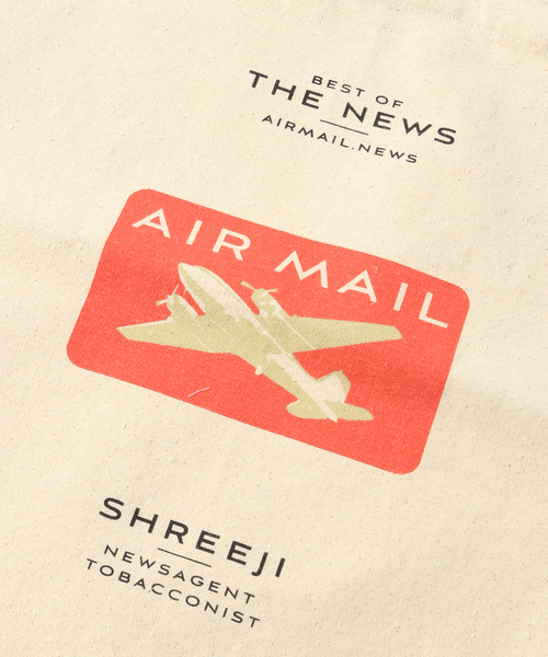 EDIFICE（エディフィス）の「AIRMAIL トートバッグ（トートバッグ・メンズ・アイボリー・FREE）」の3枚目の写真