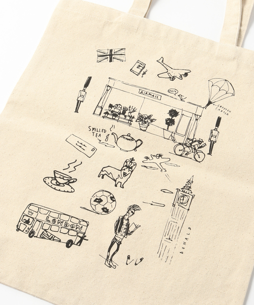 EDIFICE（エディフィス）の「AIRMAIL トートバッグ（トートバッグ・メンズ・アイボリー・FREE）」の5枚目の写真