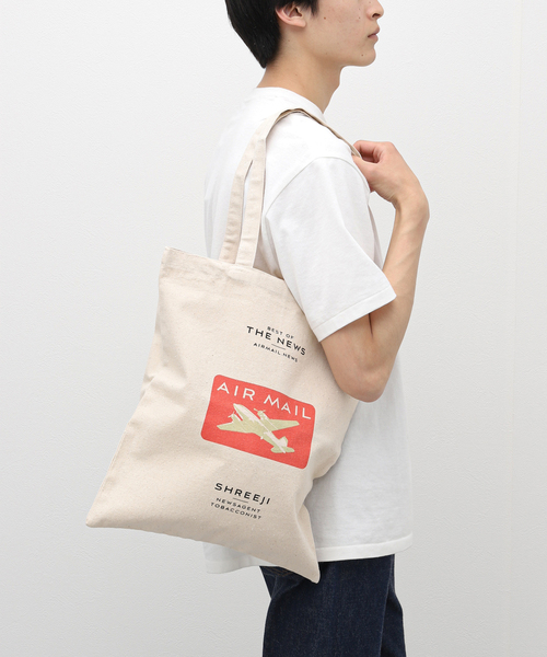 EDIFICE（エディフィス）の「AIRMAIL トートバッグ（トートバッグ・メンズ・アイボリー・FREE）」の7枚目の写真