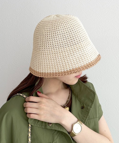 w closet（ダブルクローゼット）の「サーモハット（ハット・レディース・ブラック/ベージュ・FREE）」の10枚目の写真