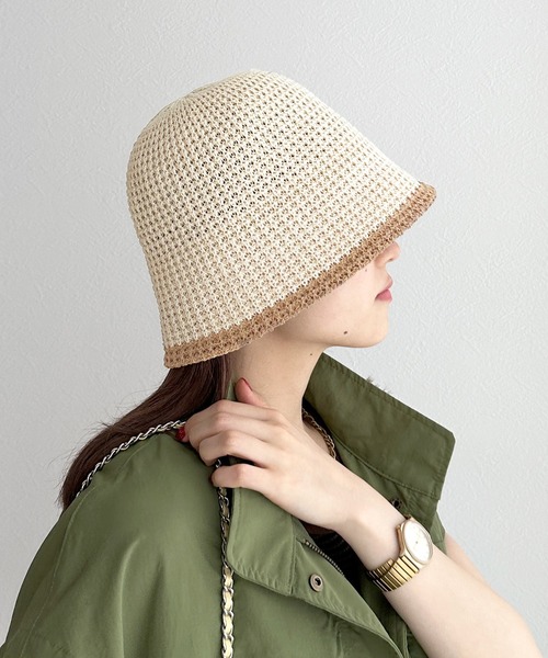 w closet（ダブルクローゼット）の「サーモハット（ハット・レディース・ブラック/ベージュ・FREE）」の8枚目の写真