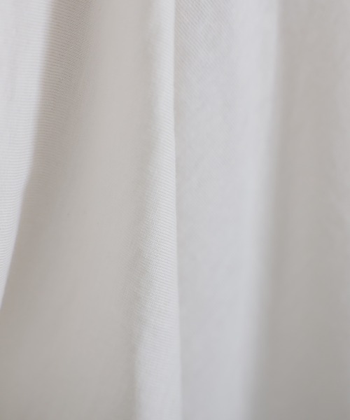 ElegChic（エレグシック）の「5分袖アシメプルオーバー（Tシャツ/カットソー・レディース・ブラウン系その他/チャコールグレー/ホワイト/ブラック/カーキ・M/4L/XL）」の15枚目の写真
