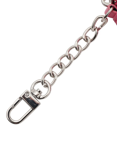 MILKFED.（ミルクフェド）の「HEART POUCH（ポーチ・レディース・ライトピンク/レッド/ブラック・ONE SIZE）」の9枚目の写真