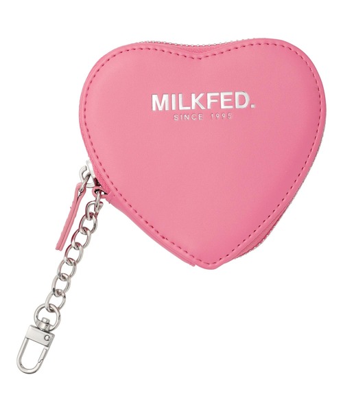 MILKFED.（ミルクフェド）の「HEART POUCH（ポーチ・レディース・ライトピンク/レッド/ブラック・ONE SIZE）」の10枚目の写真