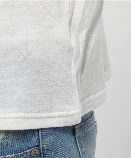 Kastane（カスタネ）の「【Kastane】5分袖ハイネックプルオーバー（ニット/セーター・レディース・ピンク/オフホワイト/グレー/ネイビー・FREE）」の10枚目の写真