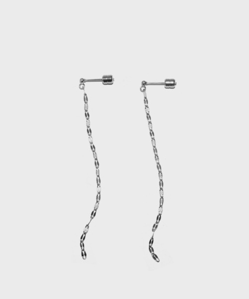 LHME(エルエイチエムイー)の「LHME チェーンピアス/ペタル/サージカルステンレス316L(金属アレルギー対応)(ピアス(両耳用)・レディース・ゴールド/シルバー・ONE SIZE)」の1枚目の写真