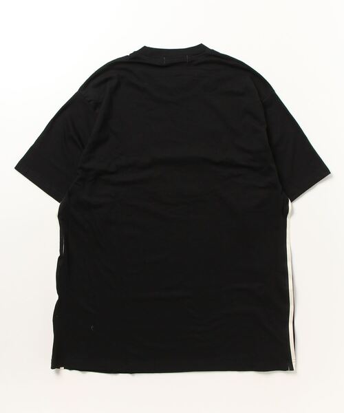 LYEON（リヨン）の「サイドラインビッグシルエットTシャツ（Tシャツ/カットソー・レディース・ベージュ/ブラック・FREE）」の18枚目の写真