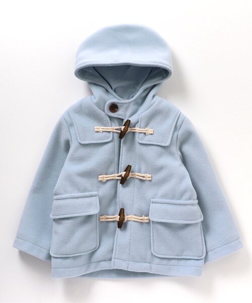 apres les cours（アプレレクール）の「【ユニセックス】ダッフルコート（ダッフルコート・キッズ・キャメル/アイボリー/サックスブルー/オレンジ・80/130/110/90/120/100/140）」の17枚目の写真