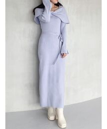 MERCURYDUO | 2WAYツイストニットワンピース(ワンピース)