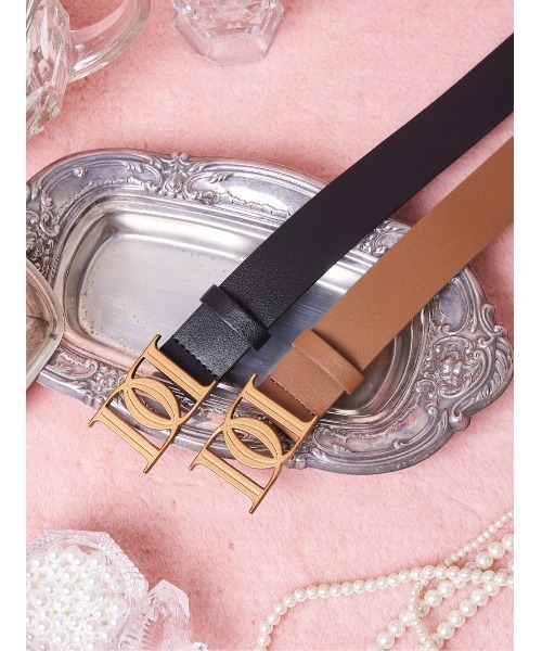 新品未使用 ダーリッチ DDレザーハンドルバッグ ゴールドDDバックル