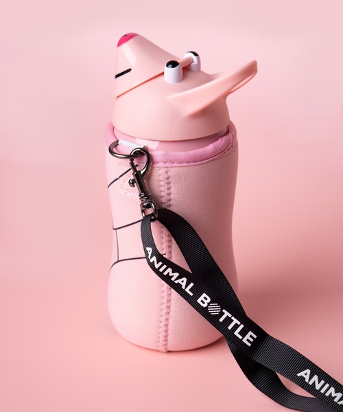 thermo mug（サーモ マグ）の「【 thermo mug / サーモマグ 】 アニマルボトル ステンレス 水筒 380ml AM18-38 KPA（水筒・キッズ・ブルー/グリーン/ピンク/レッド・FREE）」の3枚目の写真