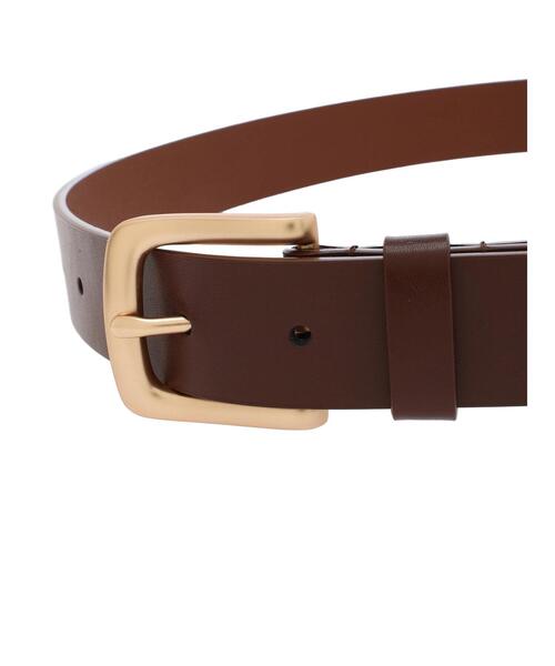 Te chichi TERRASSE（テチチテラス）の「マットゴールドバックル太ベルト（ベルト・レディース・オフホワイト/ブラウン/ブラック・F）」の8枚目の写真