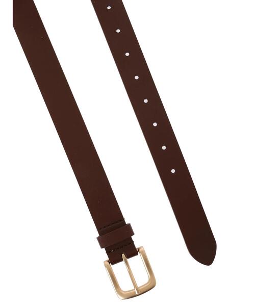 Te chichi TERRASSE（テチチテラス）の「マットゴールドバックル太ベルト（ベルト・レディース・オフホワイト/ブラウン/ブラック・F）」の9枚目の写真