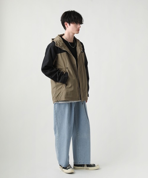 CONVERSE(コンバース)の「CONVERSE/切替マウンテンパーカー(マウンテンパーカー・メンズ・カーキ/ベージュ/ブルー/レッド・M/LL/L)」の12枚目の写真
