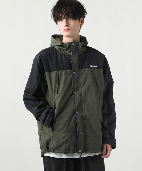 CONVERSE(コンバース)の「CONVERSE/切替マウンテンパーカー(マウンテンパーカー・メンズ・カーキ/ベージュ/ブルー/レッド・M/LL/L)」の16枚目の写真