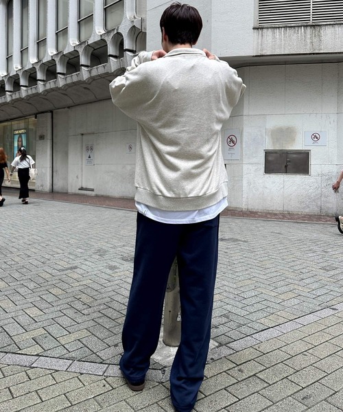 ALAND（エーランド）の「【UNISEX】ALAND／circlehalfジップ（ウラケ） 2973761（スウェット・レディース・ライトグレー/グリーン/ベージュ/ブラック・SMALL/MEDIUM）」の21枚目の写真