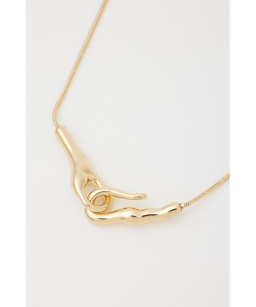 SLY（スライ）の「DEFORMED HOOK N/C ディフォームド フック ネックレス（ネックレス・レディース・シルバー/ゴールド・FREE）」の8枚目の写真