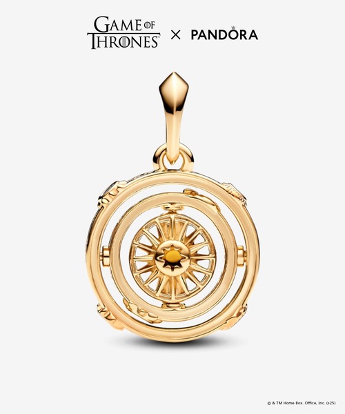 新品未使用！Pandora⭐︎ゲームオブスローンズ　アイスアンドファイアチャーム ゲーム・オブ・スローンズ』とジュエリーブランドPandoraの