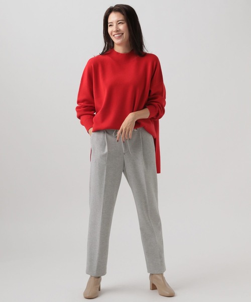 Elura(エルーラ)の「ウールライクテーパードパンツ(その他パンツ・レディース・ライトグレー/チャコールグレー/グリーン・MEDIUM/LARGE/X-LARGE/SMALL)」の13枚目の写真