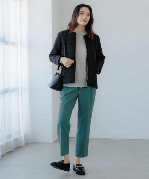 Elura(エルーラ)の「ウールライクテーパードパンツ(その他パンツ・レディース・ライトグレー/チャコールグレー/グリーン・MEDIUM/LARGE/X-LARGE/SMALL)」の5枚目の写真
