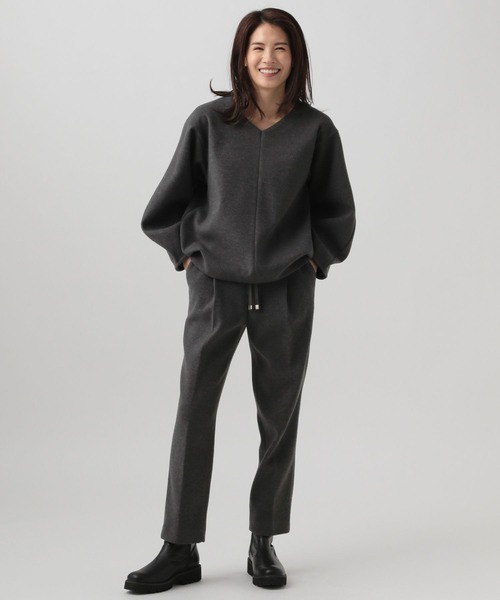 Elura(エルーラ)の「ウールライクテーパードパンツ(その他パンツ・レディース・ライトグレー/チャコールグレー/グリーン・MEDIUM/LARGE/X-LARGE/SMALL)」の10枚目の写真