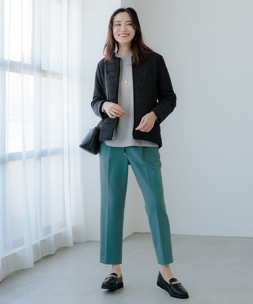 Elura(エルーラ)の「ウールライクテーパードパンツ(その他パンツ・レディース・ライトグレー/チャコールグレー/グリーン・MEDIUM/LARGE/X-LARGE/SMALL)」の6枚目の写真