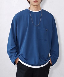 【MinoriTY】レイヤードビッグシルエットロンT 長袖Tシャツ カットソー メンズ クルーネック 秋服