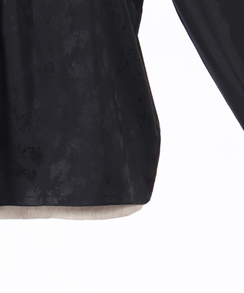 axes femme（アクシーズファム）の「チャイナ釦ＪＱブラウス（シャツ/ブラウス・レディース・パープル/ブラック/ホワイト・FREE）」の11枚目の写真