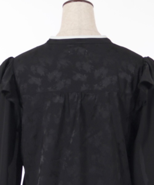 axes femme（アクシーズファム）の「チャイナ釦ＪＱブラウス（シャツ/ブラウス・レディース・パープル/ブラック/ホワイト・FREE）」の13枚目の写真