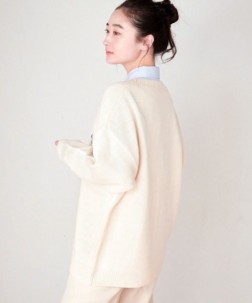 PEANUTS(ピーナッツ)の「【ピーナッツ/PEANUTS】スヌーピー刺繍カーディガン◆終了◆(カーディガン/ボレロ・レディース・ブラック/グリーン/アイボリー/ブルー・L/M/LL/3L)」の15枚目の写真