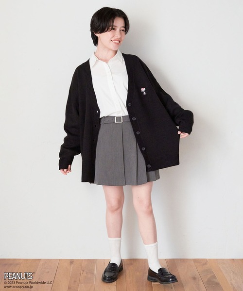PEANUTS(ピーナッツ)の「【ピーナッツ/PEANUTS】スヌーピー刺繍カーディガン◆終了◆(カーディガン/ボレロ・レディース・ブラック/グリーン/アイボリー/ブルー・L/M/LL/3L)」の20枚目の写真