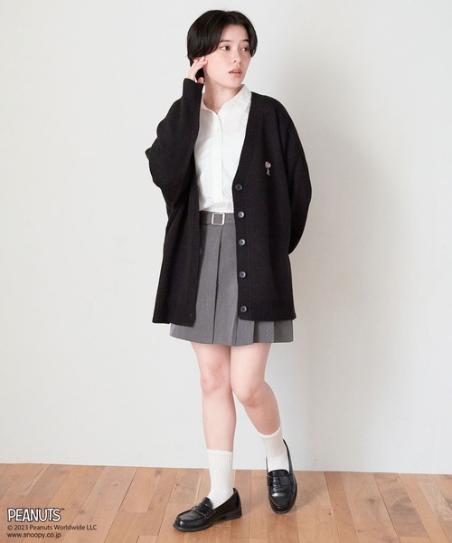 PEANUTS(ピーナッツ)の「【ピーナッツ/PEANUTS】スヌーピー刺繍カーディガン◆終了◆(カーディガン/ボレロ・レディース・ブラック/グリーン/アイボリー/ブルー・L/M/LL/3L)」の21枚目の写真