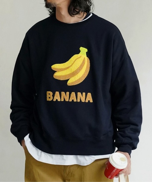 CPCM（シーピーシーエム）の「サガラ刺繍BIGスウェット（スウェット・レディース・オフホワイト/グレー/ブラック/グリーン/ダークグレー/ライトグレー/ネイビー/ブルー系その他・MEDIUM/LARGE）」の8枚目の写真