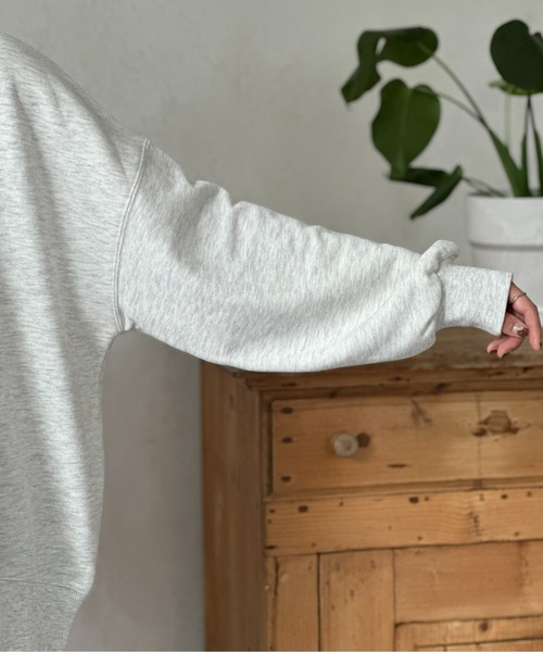 CPCM（シーピーシーエム）の「サガラ刺繍BIGスウェット（スウェット・レディース・オフホワイト/グレー/ブラック/グリーン/ダークグレー/ライトグレー/ネイビー/ブルー系その他・MEDIUM/LARGE）」の22枚目の写真