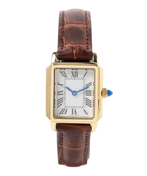 デミルスク BEAMSDemi-Luxe BEAMS スクエア型押レザー 腕時計 Demi-Luxe BEAMS（デミルクス ビームス） 腕時計 「ビームスの百名品