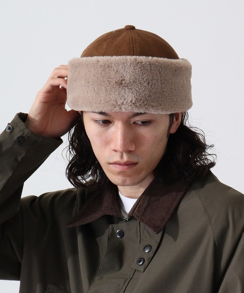 Fabulous（ファビュラス）の「fabulous メルトンファーワッチ（ニットキャップ/ビーニー・メンズ・ブラック/ベージュ/グレー・FREE）」の12枚目の写真