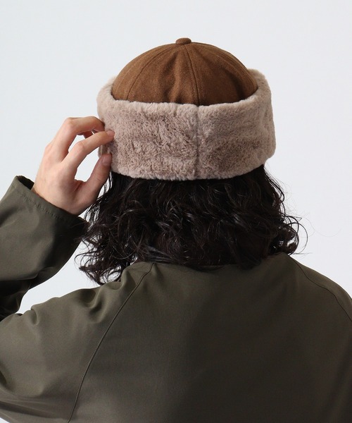 Fabulous（ファビュラス）の「fabulous メルトンファーワッチ（ニットキャップ/ビーニー・メンズ・ブラック/ベージュ/グレー・FREE）」の15枚目の写真