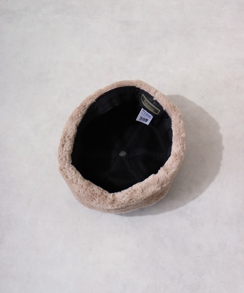 Fabulous（ファビュラス）の「fabulous メルトンファーワッチ（ニットキャップ/ビーニー・メンズ・ブラック/ベージュ/グレー・FREE）」の19枚目の写真
