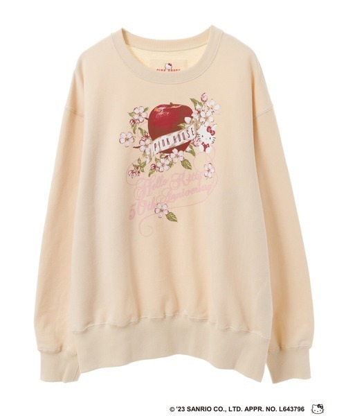 PINK HOUSE（ピンクハウス）の「PINK HOUSE×HELLO KITTY One Point Graphic Sweatshirt（スウェット・レディース・ブラック/アイボリー・フリー）」の2枚目の写真
